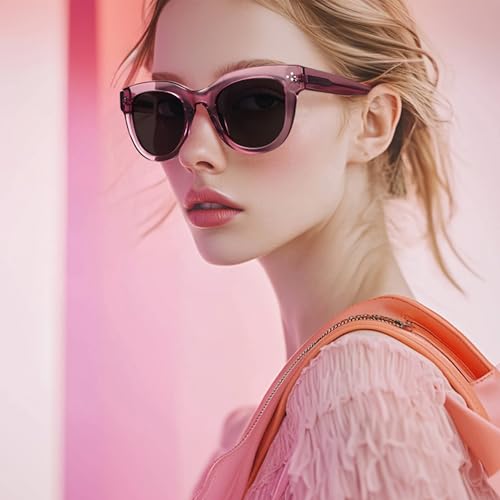 ZENOTTIC Trendy Polarized Sunglasses for Women: Round Sun Glasses for Ladies - Retro Classic Shades UV400 Protection2