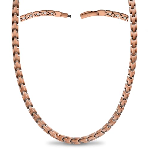 MagnetRX® Copper Magnetic Necklace - Ultra Strength Magnetic Necklace for