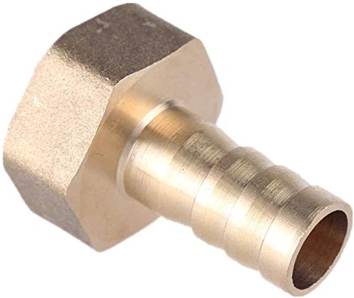 Raccordi filettati Raccordo rapido Raccordo per tubo in ottone 6/8/10/12/14/16/19mm Coda a innesto 1/8" 1/4" 3/8" 1/2" 3/4" 1" BSP Filettatura femmina Connettore in rame Accoppiatore Adattatore Conve