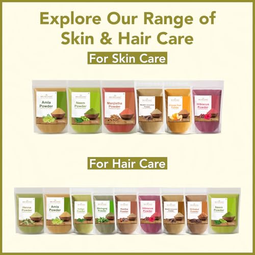 Image of Organic Manjistha Powder (100gm) | Ayurvedic Herb for Skin Brightening, Pigmentation & Detox | Face Pack & Hair Growth Support | Pure Rubia Cordifolia Powder