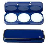 ēma Solid Perfume Travel Set – 3 Refillable Pods (Leather, Tuberose, Fig) with Compact Case – Vegan, Alcohol-Free, Natural Solid Cologne Balm for Women & Men – TSA-Approved Travel Perfume