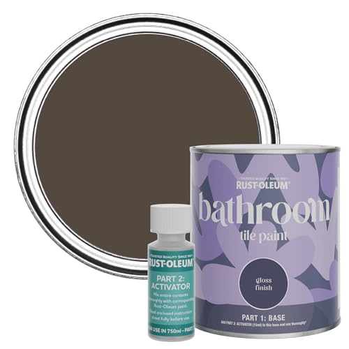 Rust-Oleum Water-Resistant Bathroom Tile Paint in Gloss Finish - Lockwood 750ml