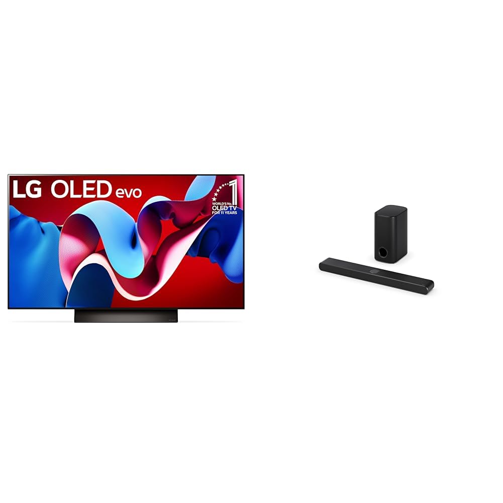 LG 42-Inch C4 OLED evo 4K Smart TV - α9 AI Processor 4K, Alexa Built-in, 144Hz Refresh Rate, HDMI 2.1, G-Sync, FreeSync, VRR, WebOS 24, Dolby Vision, Dolby Atmos (OLED42C4PUA, 2024) — view 22