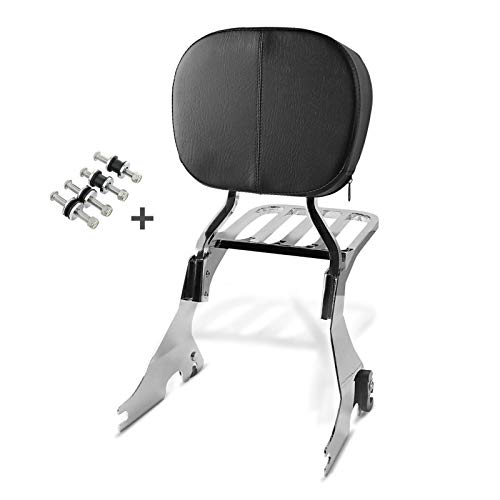 Buy Craftride Sissy Bar w. luggage rack and docking kit for Harley