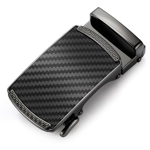 Image of CHAOREN 40mm Ratchet Belt Buckle Only for 1 3 /8 Slide Belt Strap, Automatic Click Buckle Adjustable