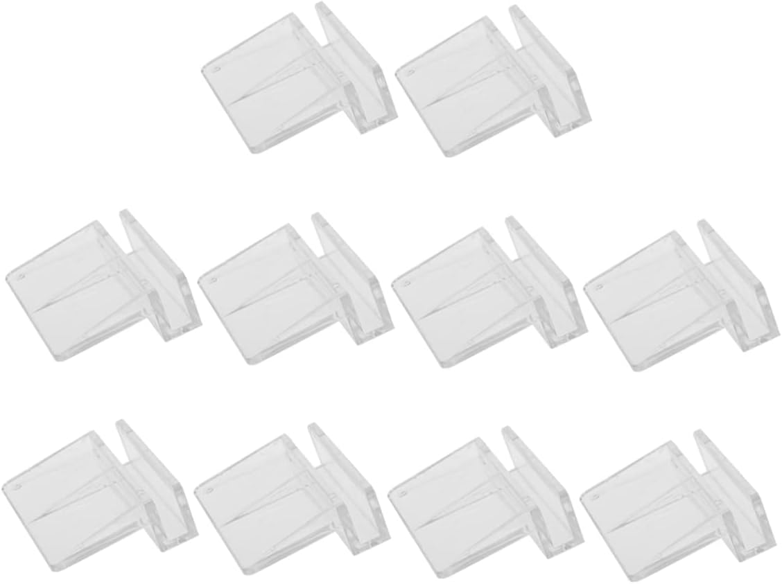 FRCOLOR 30pcs Acrylic Support Bracket for Fish Tank Covers Practical Aquarium Rack for Lid Support for Aquariums