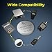 Milestock 5-Pcs 3-Volt Lithium Coin Cell Battery for Snark SN-1 SN-8 Tuner