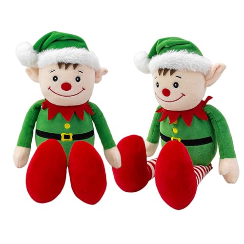 YouXiaor Weihnachtselfen-Plüschtier, Elf Puppe Weihnachtself...