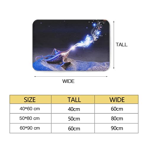 Flannel Rug 60X90Cmmagical Aladdin Lamp Soft Flannel Microfiber Bathroom Carpet Non-Slip Floor Mat Bathtub Accessories Ljn #TOP2