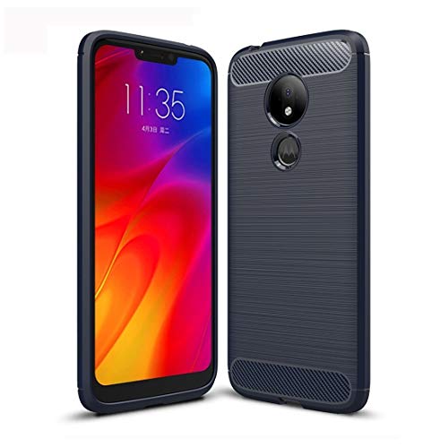 Coque TPU Moto G7 Power protection antichoc arrière texture carbone