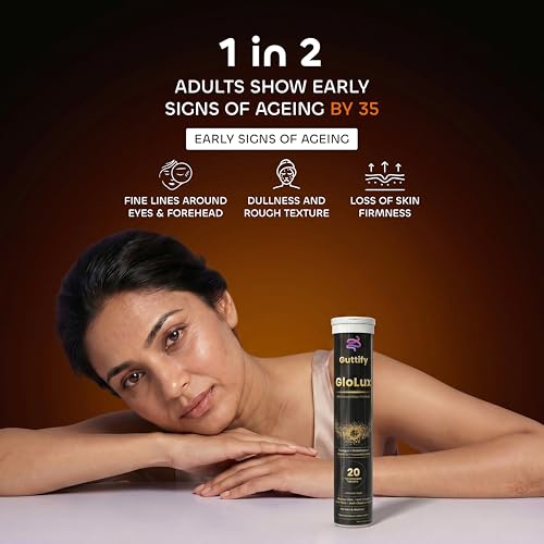 Image of L-Glutathione 500mg Effervescent Tablets | Supports Skin Whitening, Glow & Anti-Aging | Hyaluronic Acid + Vitamin C + Vitamin E | Sugar-Free Skin Brightening Supplement for Women | 20 Tablets (Glolux Cola)