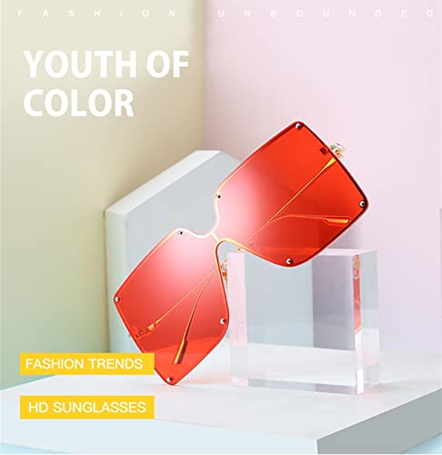 Retro Metal Sunglasses for Men and Women Outdoor Vacation Sunshade Beach Decoration (Color : C, Size : Medium)3