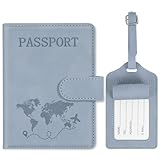 Cadeau idéal : Cet ensemble porte-passeport et étiquette à bagages est un cadeau idéal pour Thanksgiving, Halloween, Noël, les anniversaires, la fête des Pères, la fête des Mères, le Nouvel An et autres occasions spéciales. C'est un excellent choix pour offrir à la famille et aux amis, et un cadeau élégant pour les passionnés de voyage. Parfait pour les lunes de miel, les voyages d'affaires et de loisirs, les vacances en famille et bien plus encore.