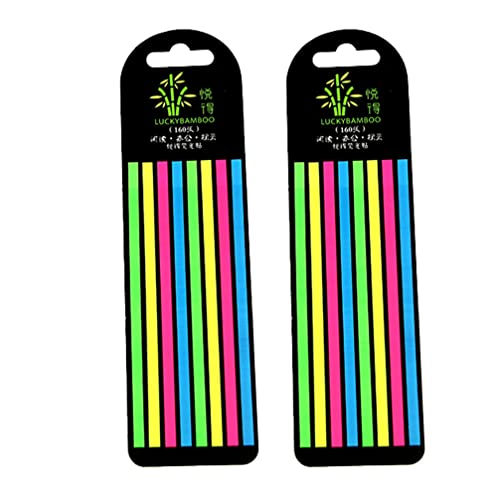 NUOBESTY 2Pcs Marqueurs De Page Onglets Onglets Collants Colorés Étiquette Bandes De Surligneur Transparentes Pour Animaux De Compagnie Pour Livres Signets Cahier Planificateur De Cover