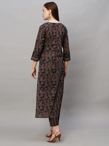 Image of Wedani Cotton Digital Printed Kurta Set for Women