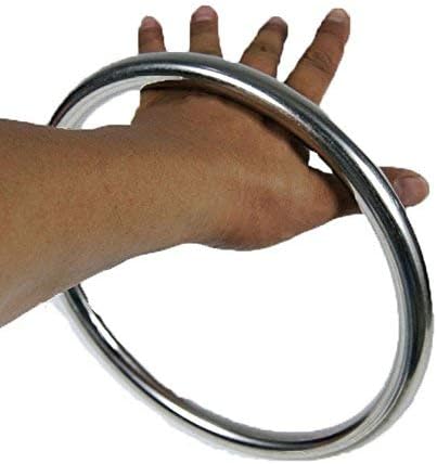 ZooBoo YeWen Wing Chun Chi Sau Sticky Hand Strength Training Stainless Steel Rattan Ring Wing Tsun Ring 9 inch