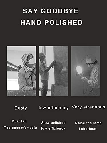 1250W Drywall Sander, Lange Handgreep Wandschuurmachine Met Automatisch Vacuümsysteem, 6 Variabele Snelheid 800-1900 Tpm… - Afbeelding 3