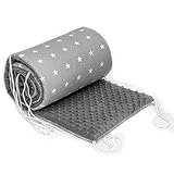 nestchen babybett 120x60 TOLLE GESCHENKIDEE - handmade Umrandung ideal zur Taufe, zum Geburtstag. Optisch passen sich die Nestchen jedem Kinderzimmer und Bett 70x140, 60x120 an und schmücken als Deko Beistellbett. Für Geschenk verpackt.