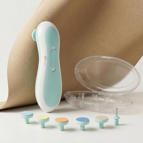 Image of Uonibaby by StarAndDaisy Baby Nail Trimmer, Baby Nail Cutter New Born 0-12 Months with 6 Filer Adjustment Electric Baby Nail Cutter, Safe Nail /Grooming Kit for Infant & Toddler