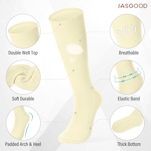 Image of Baseball Socks and Belt for Youth Adult Softball Socks Combo Elastic Waist Belt for Men Kids Boys Girls Women JASGOOD
