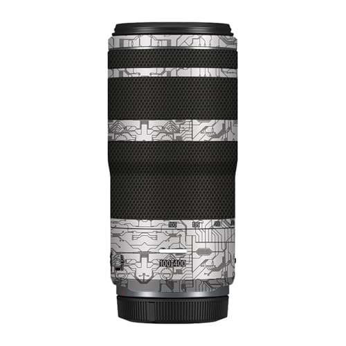 SUPBIG ステッカーは、Canon キヤノン RF100-400mm F5.6-8 IS USM に適合する保護装飾ステッカーで、耐擦傷性、耐摩耗性を備えたカメラスキン保護フィルム、迷彩(サーキットホワイト)