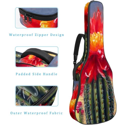 Housse pour guitare acoustique 101,6 cm - Idéale pour transporter votre instrument en voyage - 4