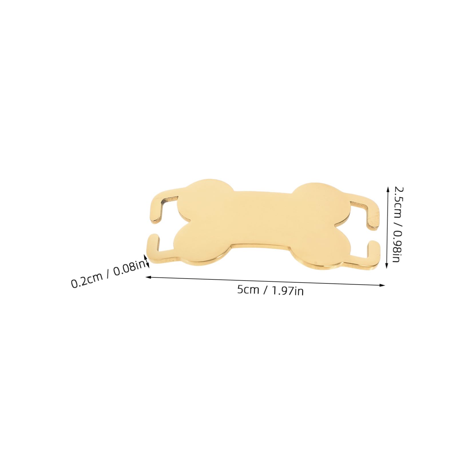 COLLBATH 4 Set Bones Dog Card Medagliette Per Collare Targhetta Identificativa Per Collare Per Cani Medagliette Per Animali Domestici Per Cani in Acciaio Inossidabile 3 Pezzi*4