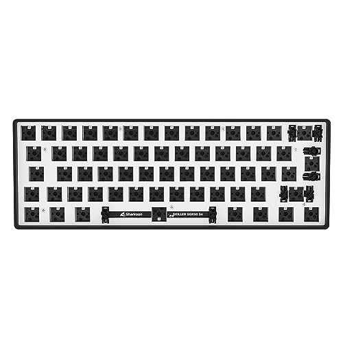 Sharkoon SKILLER SGK50 S4 Barebone ISO, Color Negro, diseño del 60%, tecnología de Interruptor Intercambiable en Caliente