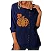 Lustige Tshirts Für Frauen Langarm Tier-Druck T-Shirt Themenorientiert Regular Fit Button-Down Highschool T Shirt Damen