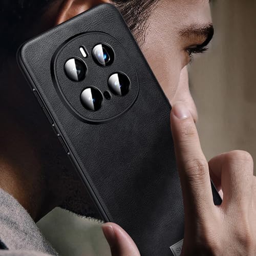 Coque en cuir véritable pour Honor Magic 7 Pro étui luxe fait main vert - 3