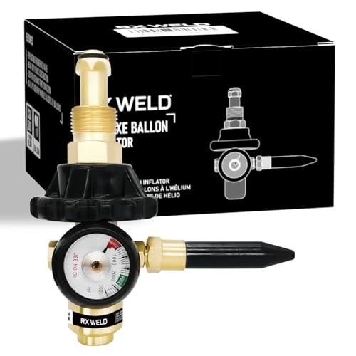 RX WELD Helium Balloon Filler Regulator