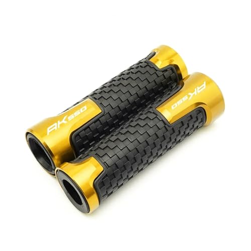 Poignées de guidon CNC pour moto AK550 2013-2020 avec embouts en gel
