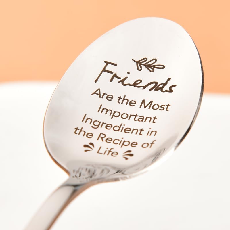 Miniatura 5 de Cuchara de té y café grabada - Regalo perfecto para mejores amigos y mejores amigos para mujeres y adolescentes