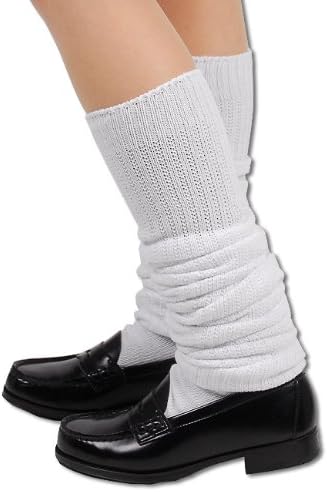 Amazon コスプレ ルーズソックス 女子高生 ホワイト 靴下 衣装 レディース 90cm コスプレ 仮装 通販