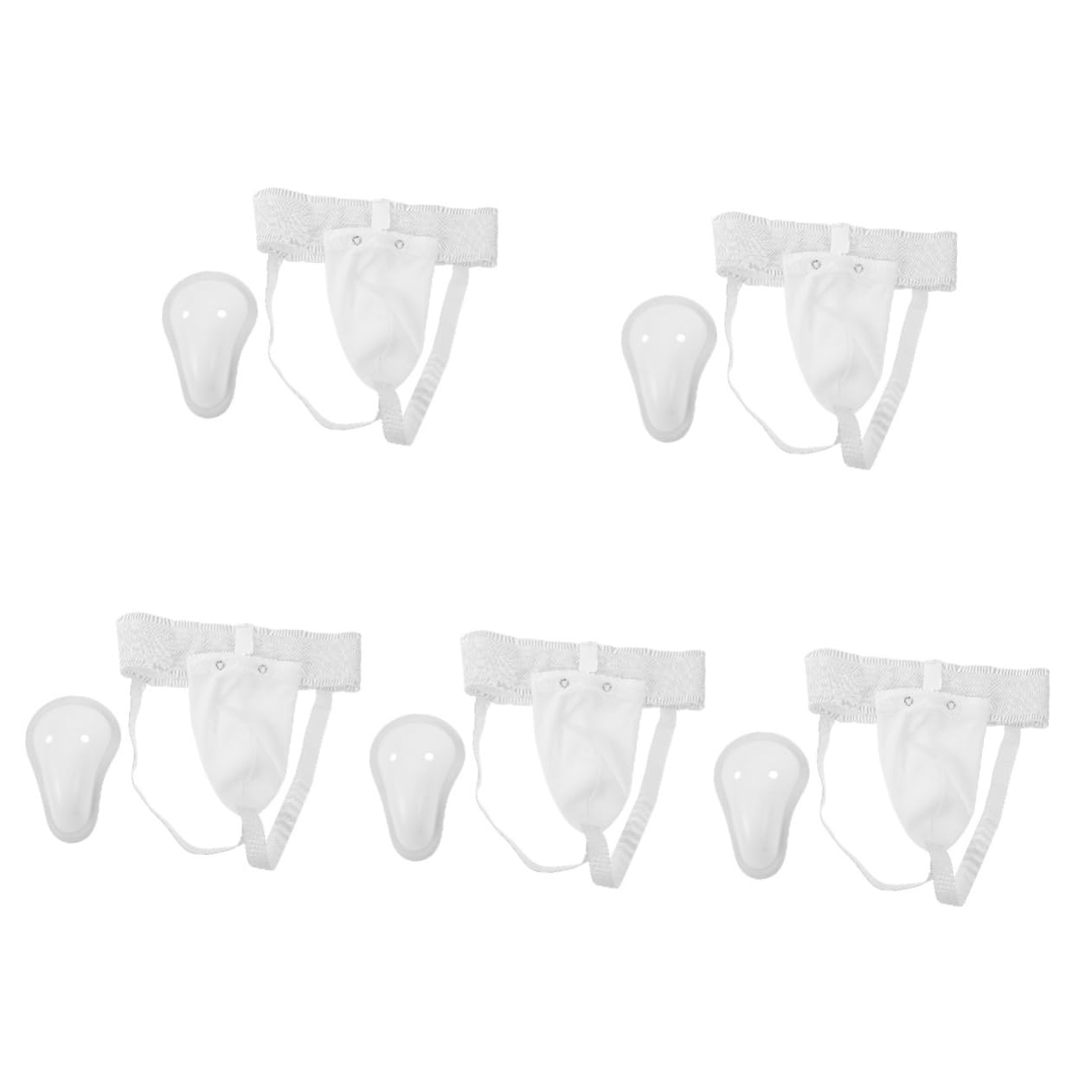 TOYANDONA Entrejambe Pantalon Protège-aine Résistant à l'usure Protecteur D'entrejambe Portable Protecteur D'entrejambe Intégré Protège-aine Réutilisable Coton Blanche
