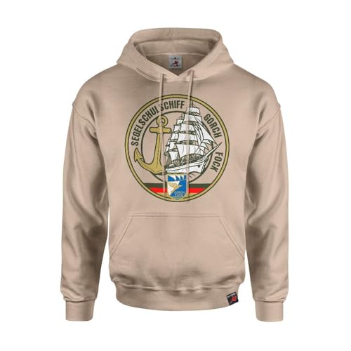 Sweat à capuche bateau à voile Gorch Fock pull marine Bundeswehr voilier #46356
