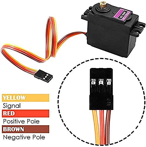 Image of MG996R Digital Metal Gear Servo Motor | 180 Rotation 11kg-cm High Torque | 4.8-7.2V PWM Servo for Robotics, RC Vehicles, Robotic Arm, Automation & DIY Electronics