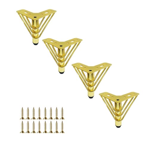 Patas doradas para muebles que elevan el estilo de tu sofá con un diseño triangular premium 2
