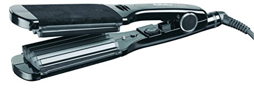 Babyliss Pro Black Crimpin Ferro Piatti Di Ceramica Con 25 Impostazioni Di Calore 6,3 Cm-image