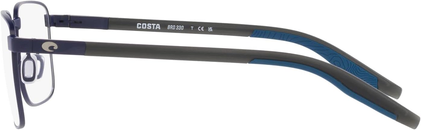 Costa Del Mar Mens Bimini Road 330 Square Prescription Eyewear Frames