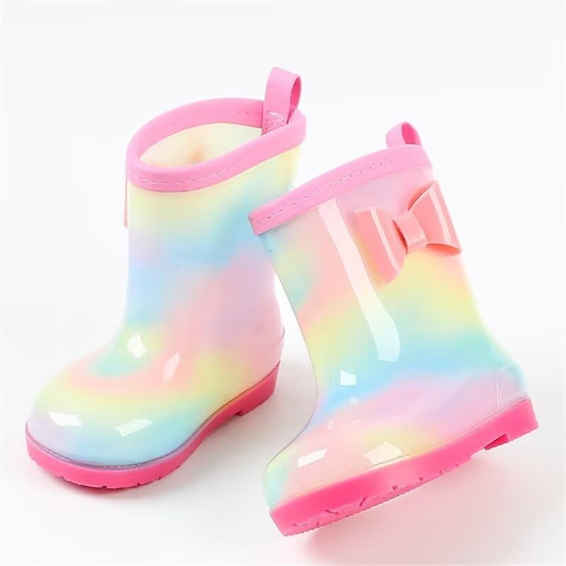 Kids Boy Girl Soft Fashion Rain Boots for Walking Water Sport School2