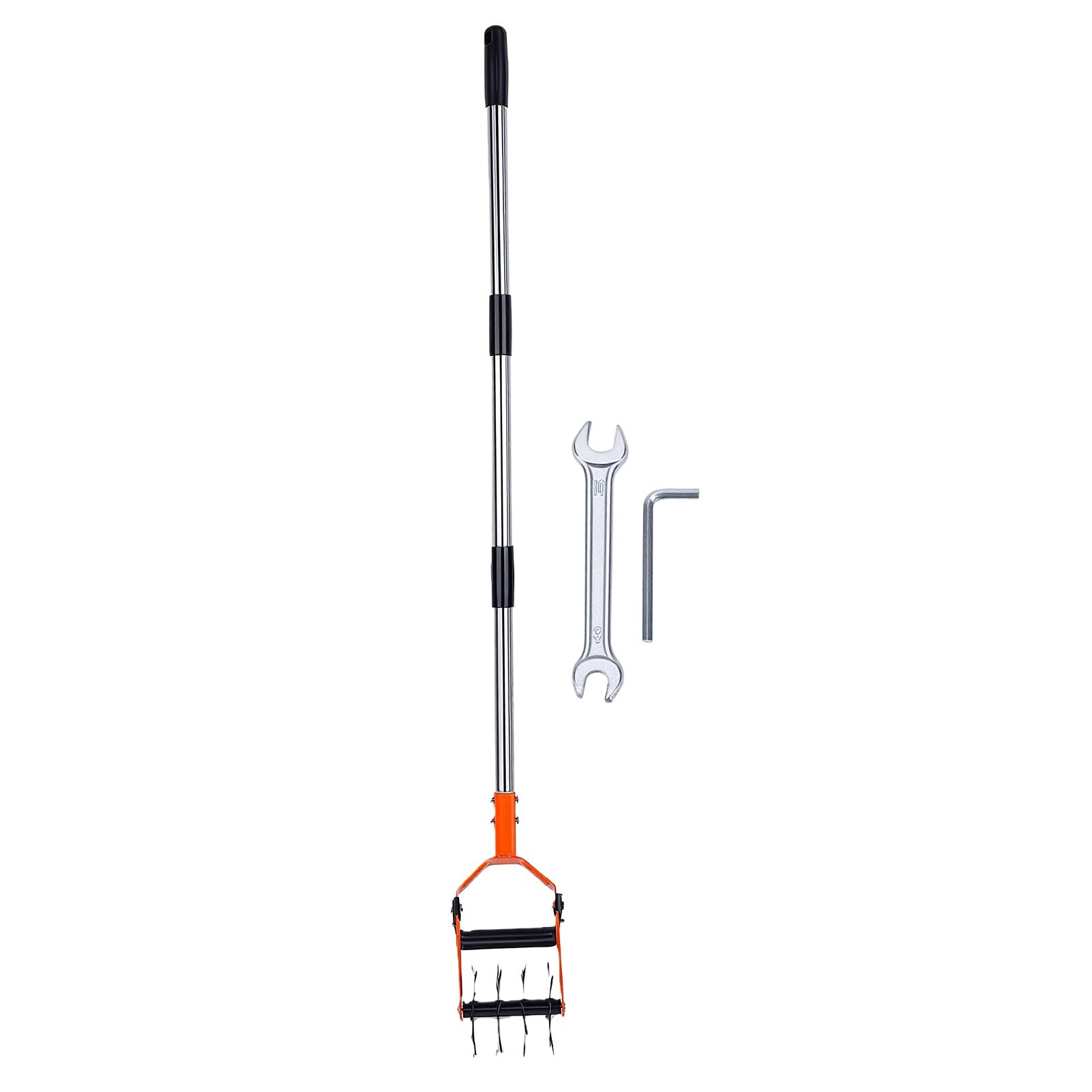 Drehkultivator Gartengerät, Gartenfräse mit Verstellbarem 145,99 cm