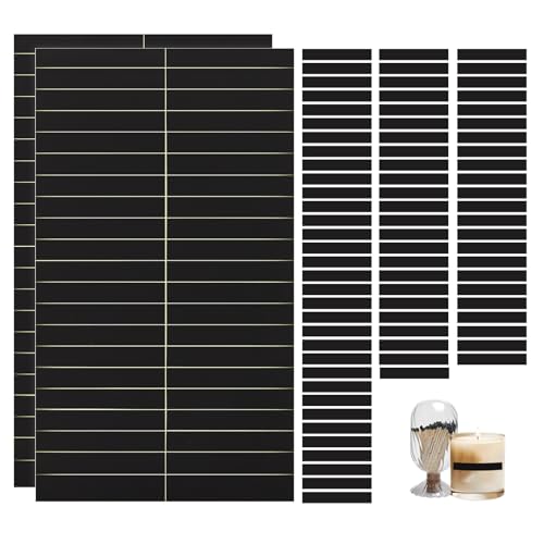 80 PCS Match Striker Stickers 2.35 Match Striker Paper with Adhesive Ideal for Fireplace Matches