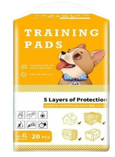 traverse cani usa e getta per cani unisex. Extra assorbenza. Tappetini igienici per cani e gatti taglia XL 20 pezzi . Monouso, Antistrappo e Antiodore. Per Cani e gatti