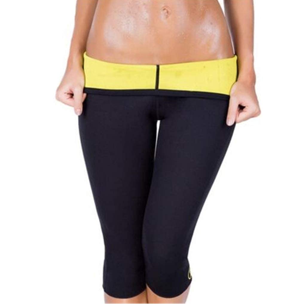Short de Sauna mi-Long en néoprène pour Femme - Pantalon Amincissant pour Perte de Poids