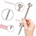 Diamond Pens, 10 Crystal Diamond Ballpoint Pen with 10 Velvet Gift Bags for Women Bridesmaid Coworkers Pretty Girl Pens Cute Pens Large Diamond On Top Christmas Wedding Shower Office Supplies