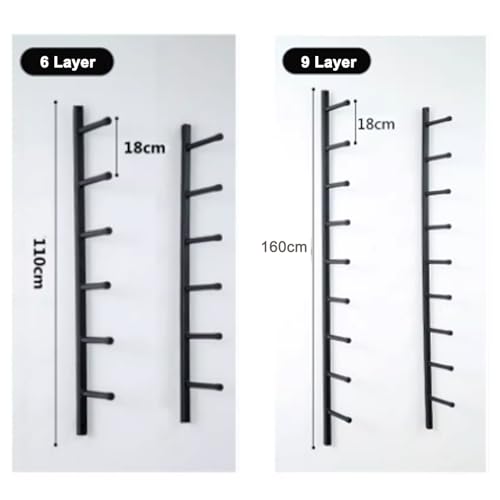 Support de rangement mural tapis de yoga pour éliminer le désordre au sol