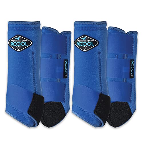 Image of Professional's Choice 2XCOOL Sports Medicine Horse Boots | Protective & Breathable Design for Ultimate Comfort & Durability in Active Horses | Value 4 Pack