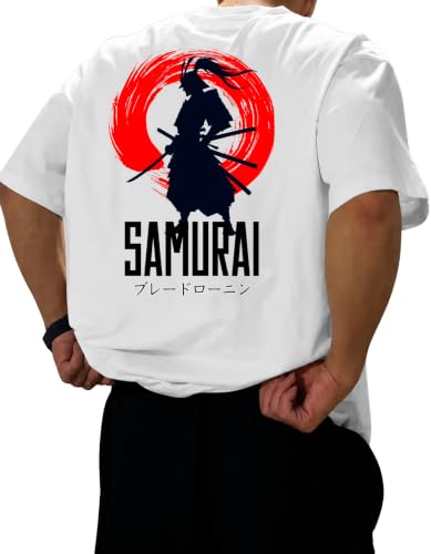Image of Men's Printed Oversized T-Shirt | Baggy Fit Drop Shoulder Half Sleeve Round Neck | Premium Cotton Blend Graphic Printed Casual Streetwear T-Shirt for Men