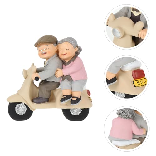 Décoration de table et bureau avec la figurine de couple âgé OSALADI - 7